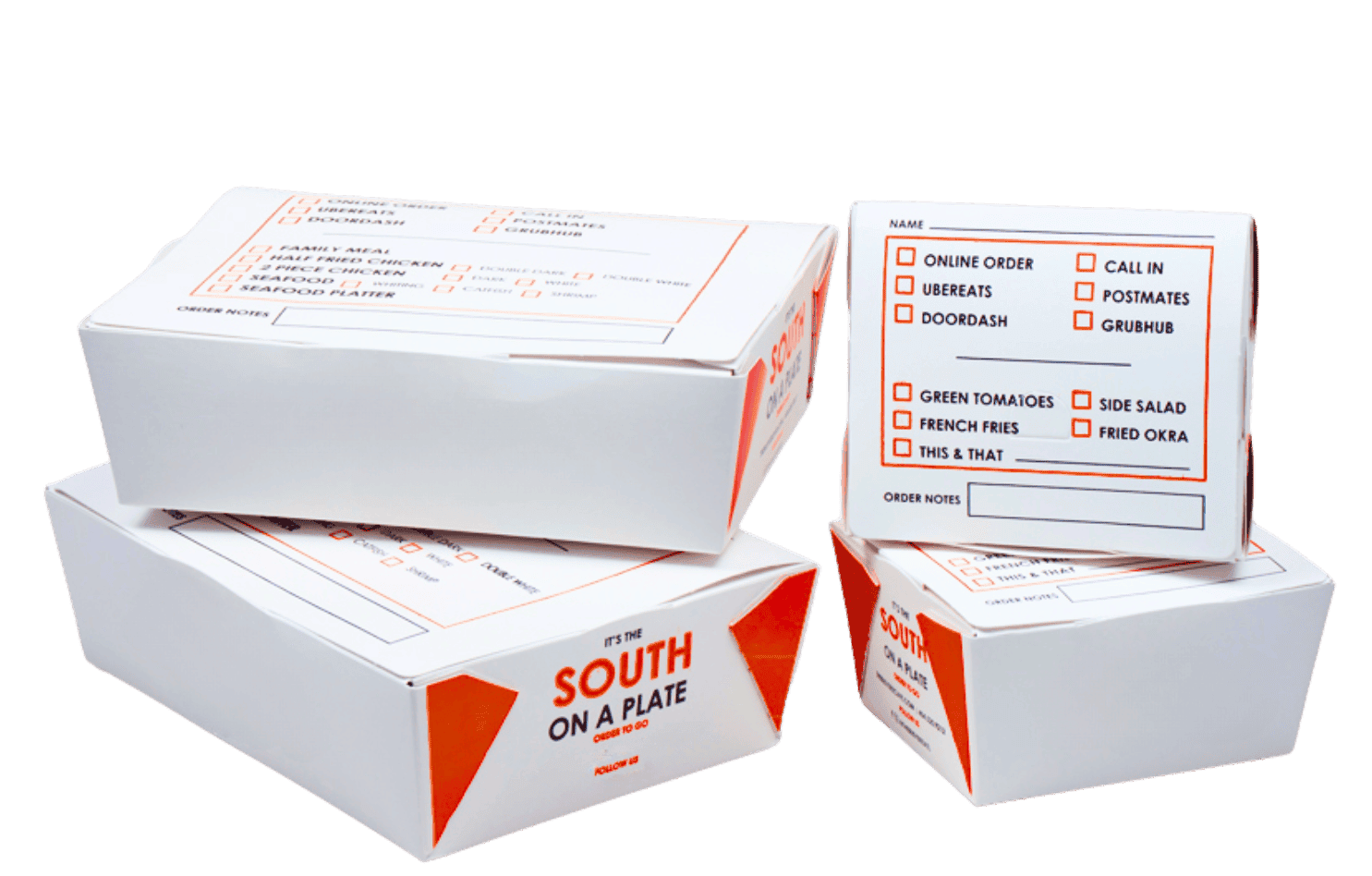 printed food box